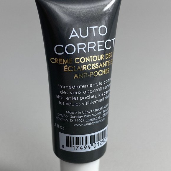 Sunday Riley Auto Correct Brightening and Depuffing Eye Contour Cream - Picture 3 of 4
